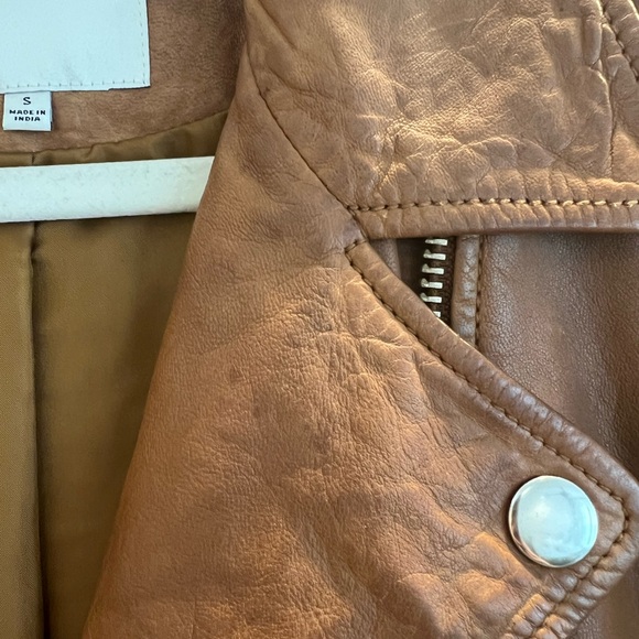 Madewell Washed Leather Jacket - Picture 3 of 6